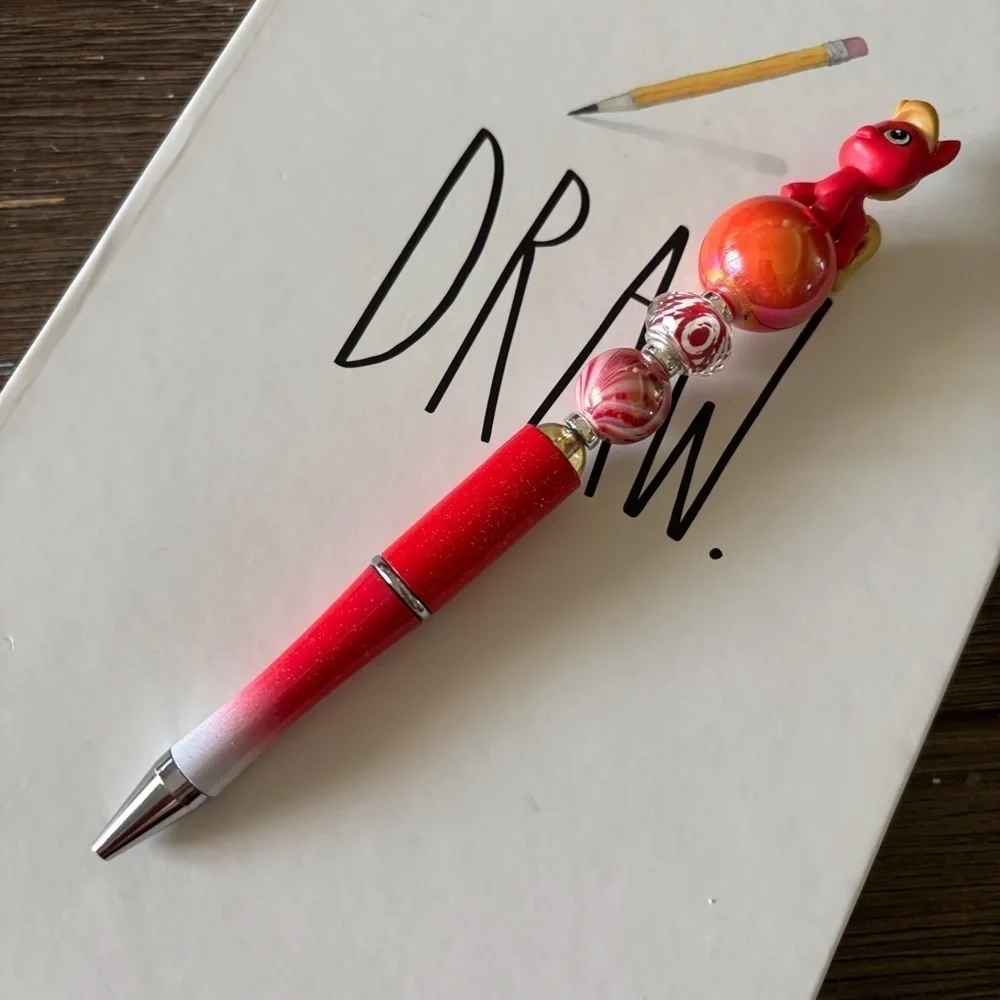 My Little Pony: Deputy Sprout handmade beaded pen